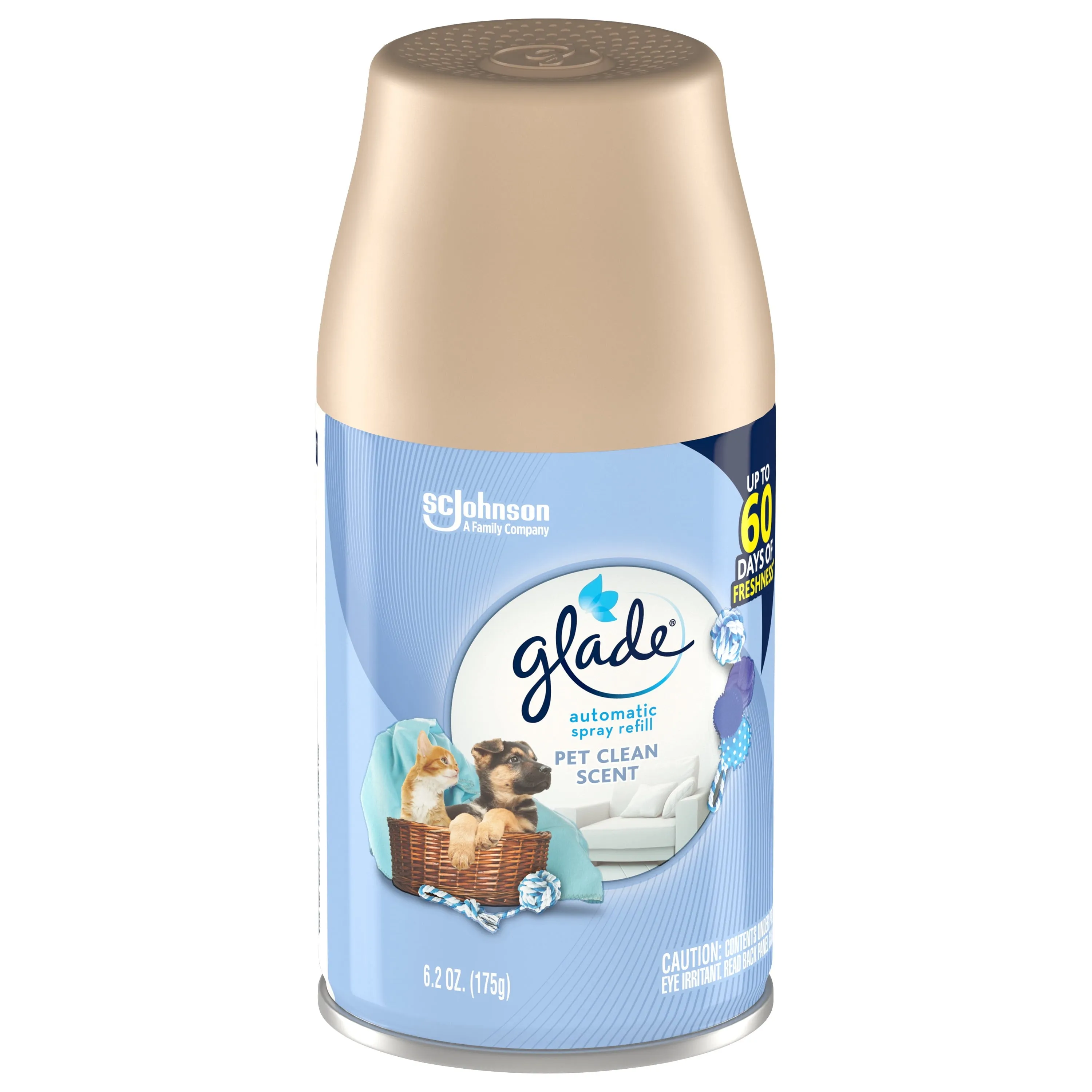 Glade Automatic Spray Refill, Air Freshener, Pet Clean, 6.2 oz