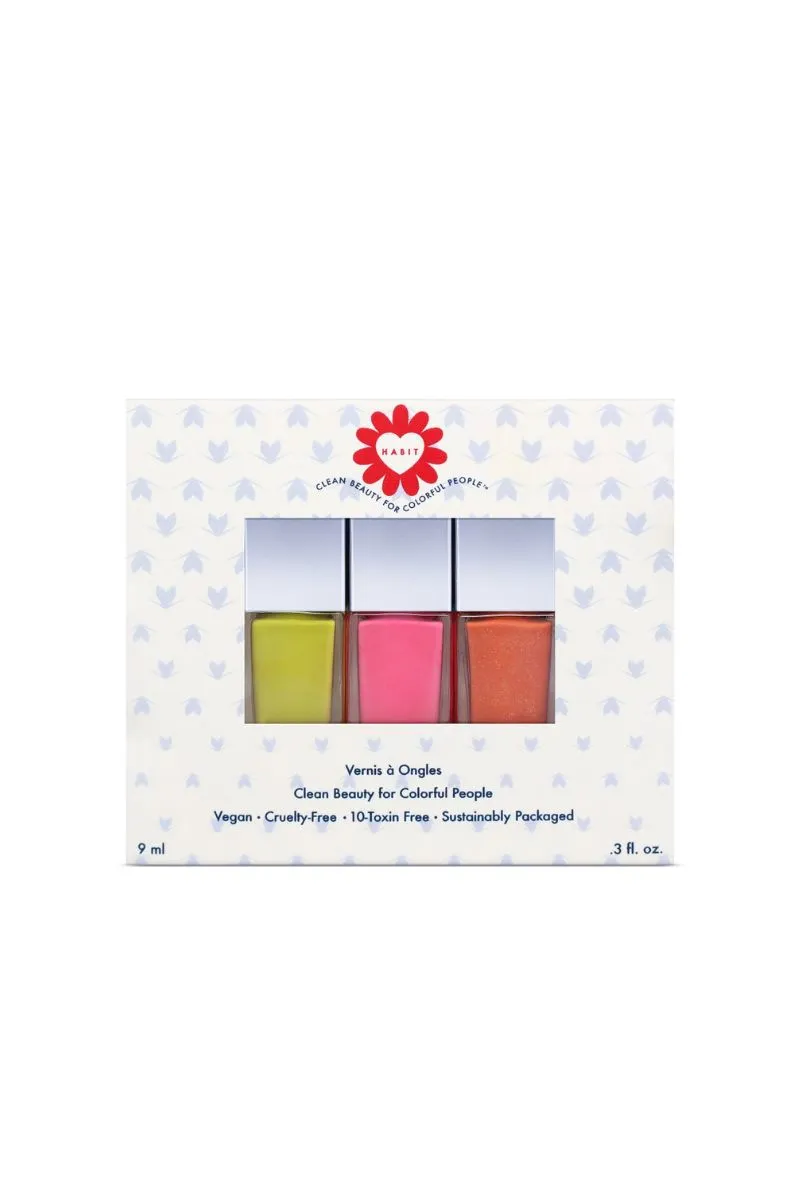 Non-Toxic   Vegan Nail Polish Baby Trio
